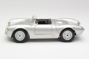 Porsche 550 A Spyder Zilver Maisto 1:18 50314 Metaal — afbeelding 4 van 8