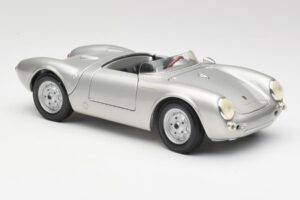 Porsche 550 A Spyder Zilver Maisto 1:18 50314 Metaal — afbeelding 6 van 8