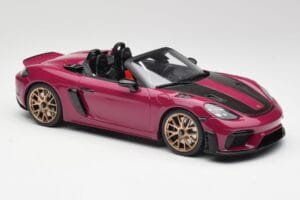 Porsche 718 982 Spyder RS Weissach Package Ruby Star Neo GT Spirit 1:18 GT486 Hars — afbeelding 4 van 6