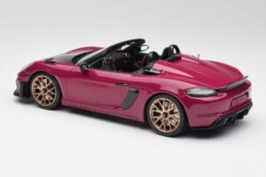 Porsche 718 982 Spyder RS Weissach Package Ruby Star Neo GT Spirit 1:18 GT486 Hars — afbeelding 5 van 6