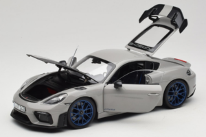Porsche 718 Cayman 982 GT4 RS Weissach Package Chalk Norev 1:18 187253 Metaal — afbeelding 3 van 8