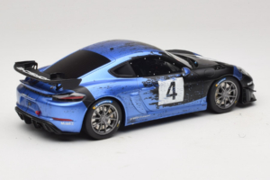 Porsche 718 Cayman GT4 RS Clubsport Zwart Blauw Otto 1:18 OT469 Hars — afbeelding 2 van 6