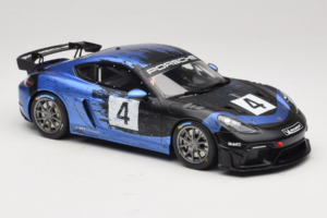 Porsche 718 Cayman GT4 RS Clubsport Zwart Blauw Otto 1:18 OT469 Hars — afbeelding 4 van 6