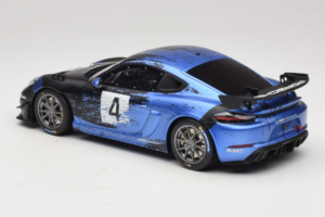 Porsche 718 Cayman GT4 RS Clubsport Zwart Blauw Otto 1:18 OT469 Hars — afbeelding 5 van 6