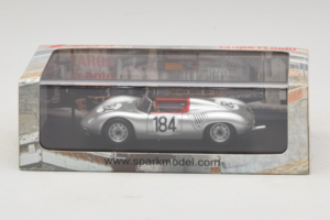 Porsche 718 RS 60 #184 J. Bonnier / H. Herrmann Winner Targa Florio 1960 Spark 1:43 43TF60 Hars — afbeelding 4 van 4