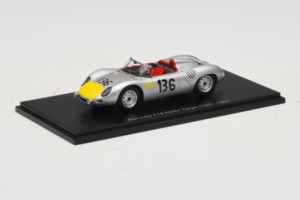 Porsche 718 RS 61 #136 S. Moss / G. Hill Porsche KG Targa Florio 1961 Spark 1:43 S4149 Hars — afbeelding 2 van 4