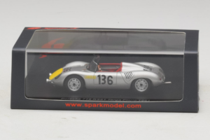 Porsche 718 RS 61 #136 S. Moss / G. Hill Porsche KG Targa Florio 1961 Spark 1:43 S4149 Hars — afbeelding 4 van 4