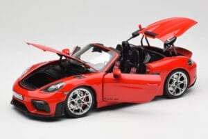 Porsche 718 Spyder RS Guards Red Norev 1:18 187271 Metaal — afbeelding 2 van 8