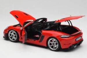 Porsche 718 Spyder RS Guards Red Norev 1:18 187271 Metaal — afbeelding 5 van 8