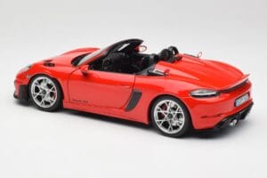 Porsche 718 Spyder RS Guards Red Norev 1:18 187271 Metaal — afbeelding 7 van 8