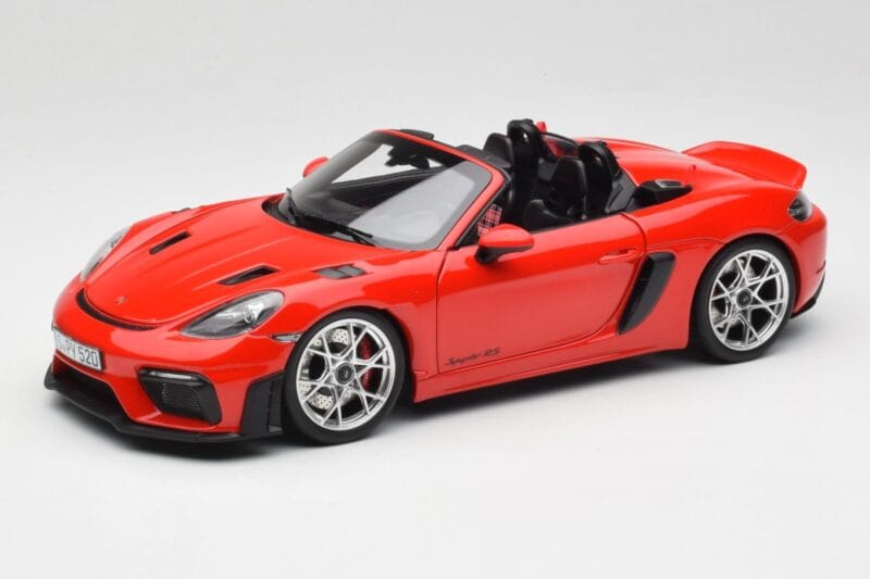 Porsche 718 Spyder RS Guards Red Norev 1:18 187271 Metaal