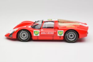 Porsche 906E BP World Record Runs Monza 1967 Minichamps 1:18 100676100 Metaal — afbeelding 4 van 8