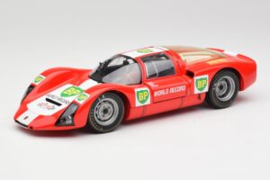 Porsche 906E BP World Record Runs Monza 1967 Minichamps 1:18 100676100 Metaal