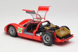 Porsche 906E BP World Record Runs Monza 1967 Minichamps 1:18 100676100 Metaal — afbeelding 5 van 8