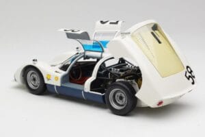 Porsche 906K #58 G. Klass / R. Stommelen 24 Hours of Le Mans 1966 Minichamps 1:18 100666158 Metaal — afbeelding 5 van 8