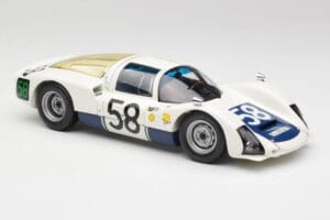Porsche 906K #58 G. Klass / R. Stommelen 24 Hours of Le Mans 1966 Minichamps 1:18 100666158 Metaal — afbeelding 6 van 8