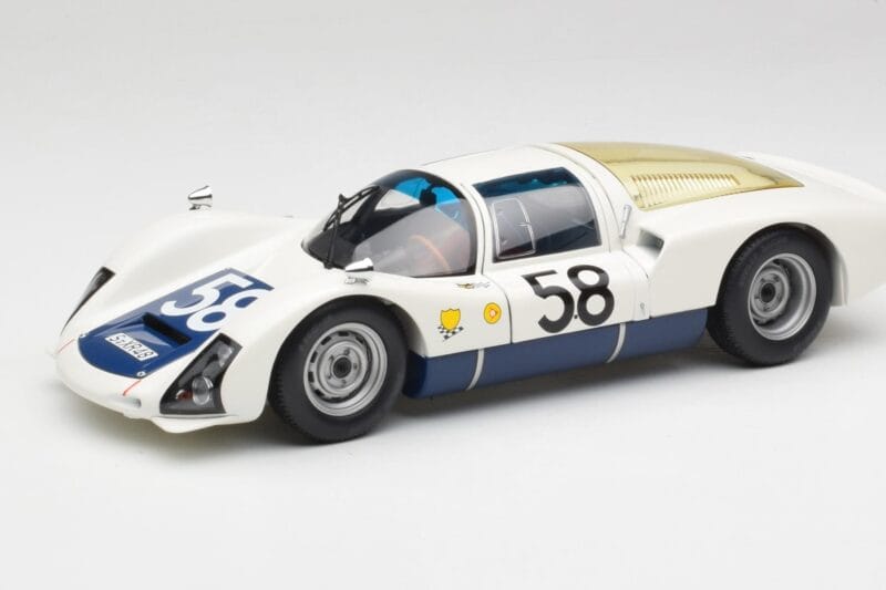 Porsche 906K #58 G. Klass / R. Stommelen 24 Hours of Le Mans 1966 Minichamps 1:18 100666158 Metaal