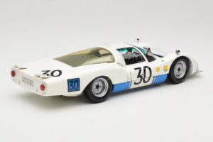 Porsche 906 LE #30 J. Siffert / C. Davis GT Class Winner Le Mans 1966 Minichamps 1:18 100666130 Metaal — afbeelding 3 van 8