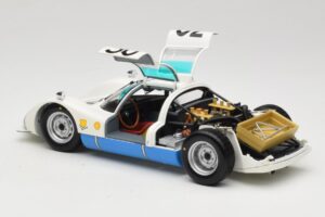 Porsche 906 LE #30 J. Siffert / C. Davis GT Class Winner Le Mans 1966 Minichamps 1:18 100666130 Metaal — afbeelding 5 van 8