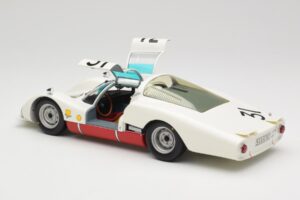Porsche 906 LH #31 H. Herrmann / H. Linge Porsche System Engineering 24 Hours of Le Mans 1966 Minichamps 1:18 100666131 Metaa — afbeelding 5 van 8