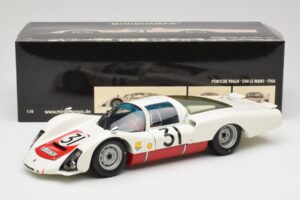 Porsche 906 LH #31 H. Herrmann / H. Linge Porsche System Engineering 24 Hours of Le Mans 1966 Minichamps 1:18 100666131 Metaa — afbeelding 8 van 8