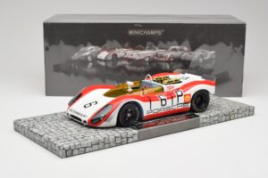 Porsche 908/02 Spyder #6 K. Lins / R. Attwood Nürburgring 1000km 1969 Minichamps 1:18 107692006 Metaal — afbeelding 6 van 6