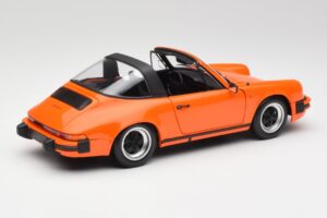 Porsche 911 930 Carrera 3.2 Targa Oranje Minichamps 1:18 100063064 Metaal — afbeelding 3 van 8