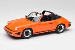 Porsche 911 930 Carrera 3.2 Targa Oranje Minichamps 1:18 100063064 Metaal