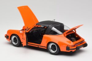 Porsche 911 930 Carrera 3.2 Targa Oranje Minichamps 1:18 100063064 Metaal — afbeelding 5 van 8