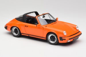 Porsche 911 930 Carrera 3.2 Targa Oranje Minichamps 1:18 100063064 Metaal — afbeelding 6 van 8
