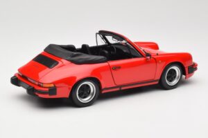 Porsche 911 930 Carrera 3.2 Cabriolet Guards Red Minichamps 1:18 110063030 Metaal — afbeelding 3 van 8