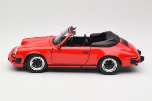 Porsche 911 930 Carrera 3.2 Cabriolet Guards Red Minichamps 1:18 110063030 Metaal — afbeelding 4 van 8
