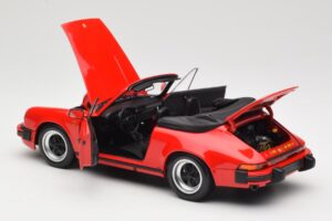 Porsche 911 930 Carrera 3.2 Cabriolet Guards Red Minichamps 1:18 110063030 Metaal — afbeelding 5 van 8