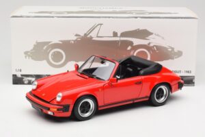 Porsche 911 930 Carrera 3.2 Cabriolet Guards Red Minichamps 1:18 110063030 Metaal — afbeelding 8 van 8