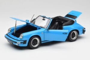 Porsche 911 930 Carrera Cabriolet Blauw Minichamps 1:18 100063032 Metaal — afbeelding 2 van 8