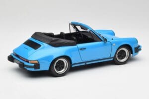 Porsche 911 930 Carrera Cabriolet Blauw Minichamps 1:18 100063032 Metaal — afbeelding 3 van 8