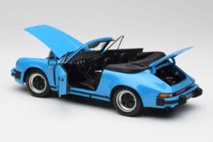 Porsche 911 930 Carrera Cabriolet Blauw Minichamps 1:18 100063032 Metaal — afbeelding 5 van 8