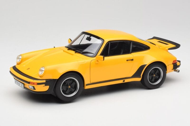 Porsche 911 930 Turbo 3.0 Geel Norev 1:18 187579 Metaal