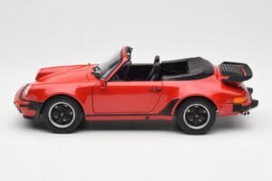 Porsche 911 930 Turbo Cabriolet Rood Norev 1:18 187664 Metaal — afbeelding 4 van 8