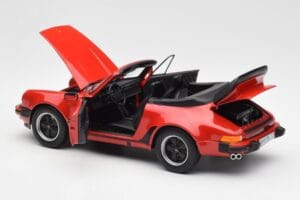 Porsche 911 930 Turbo Cabriolet Rood Norev 1:18 187664 Metaal — afbeelding 5 van 8