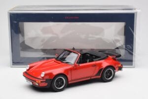 Porsche 911 930 Turbo Cabriolet Rood Norev 1:18 187664 Metaal — afbeelding 8 van 8