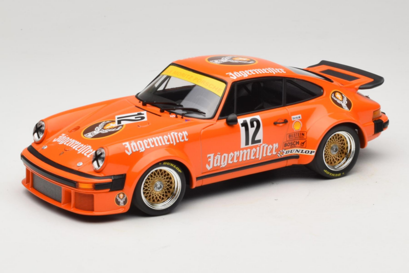 Porsche 911 934 Jagermeister #12 H. Kelleners Winner ADAC Eifelrennen DRM 1976 Minichamps 1:18 155766412 Metaal
