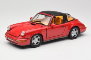 Porsche 911 964 Carrera 2 Targa Rood Anson 1:18 30305-W Metaal