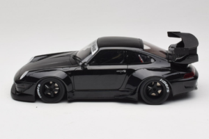 Porsche 911 964 RWB Zwart GT Spirit 1:18 GTS005KJ Hars — afbeelding 3 van 6