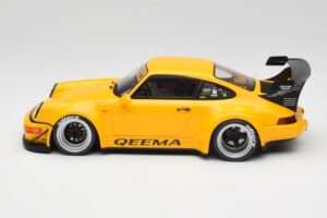 Porsche 911 964 RWB Keema Yellow GT Spirit 1:18 GT492 Hars — afbeelding 3 van 6