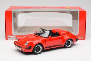 Porsche 911 964 Speedster Rood Maisto 1:18 37800-M2 Metaal — afbeelding 8 van 8