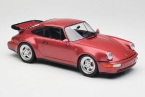 Porsche 911 964 Turbo Rood Minichamps 1:18 155069102 Metaal — afbeelding 4 van 6