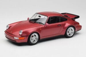 Porsche 911 964 Turbo Rood Minichamps 1:18 155069102 Metaal