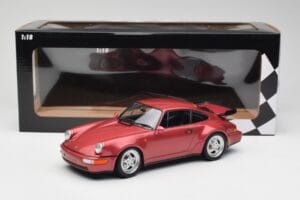 Porsche 911 964 Turbo Rood Minichamps 1:18 155069102 Metaal — afbeelding 6 van 6