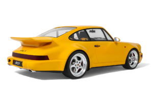 Porsche 911 964 Turbo S Speed Yellow GT Spirit 1:8 GTS801701 Hars — afbeelding 2 van 5